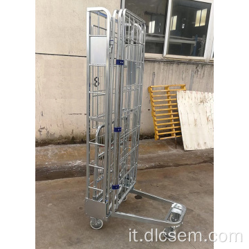 Attrezzatura per la logistica del materiale in acciaio del carrello